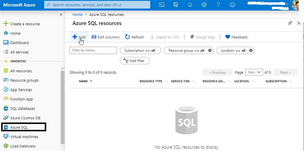 Azure SQL Database In PaaS Model